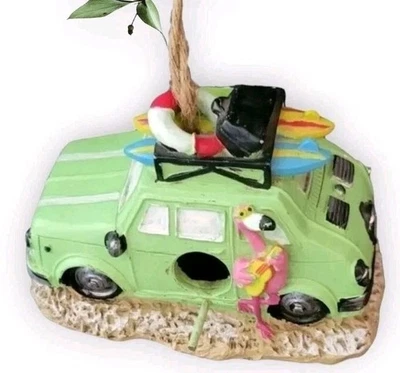 Alimentador de Pájaros Casa Tablas de Surf Coche VW Bug Guitarra Flamenco Colgante Jardín Diversión Foto 1 de 4