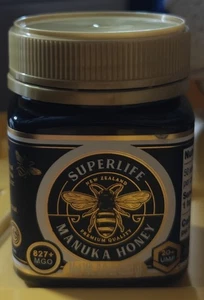 New Zealand Manuka Honey Mgo 827+ Superlife Umf20+(250gr) - Picture 1 of 4