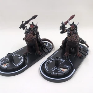 Mage Knight Dark Riders Salamander #116 WIZKIDS Lot Of 2 w/ Barrow Knight #074 - Picture 1 of 9
