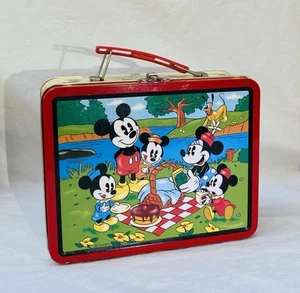 LONCHERA VINTAGE DISNEY MICKEY MOUSE METAL 1997 COLECCIONISTAS USADA, VER FOTOS - Imagen 1 de 10