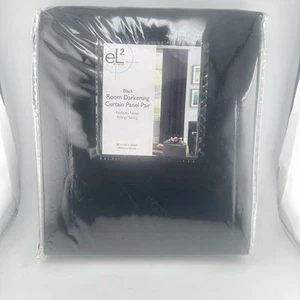 Blackout Curtain Room Darkening Window Curtains Insulated Thermal 38 X 63 Panels - Picture 1 of 4