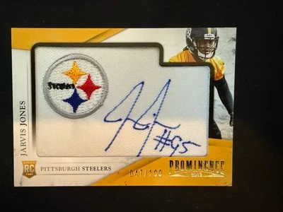 2013 Panini Prominence 47/100 Jarvis Jones #139 RPA Patch Auto RC - Image 1 of 2