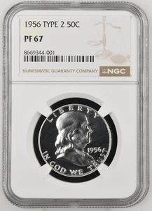 1956 PP Franklin Half Dollar NGC PF-67 -001 - Bild 1 von 2