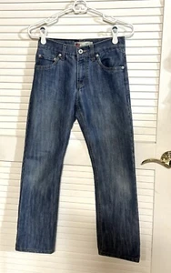 Levi's 514 Slim Straight Boys Jeans Blue Denim Youth Size 12 Reg Measures 24x26* - Picture 1 of 13