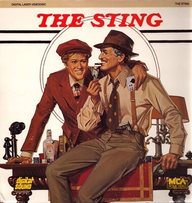 THE STING  (1973)   2 DISC LASERDISC   PAUL NEWMAN  ROBERT REDFORD  OSCAR WINNER - Image 1 of 2