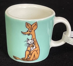 Arabien Finnland Tove Jansson MOOMIN Mini-Becher Weihnachtsschmuck SCHNÜFFELN - Bild 1 von 5