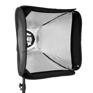  Softbox For SpeedLight Flash 40cm 16" Softbox w/ 2 diffuser L bracket Adapter - Picture 1 of 11