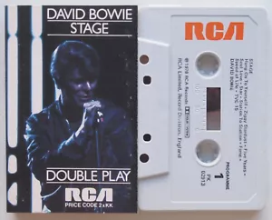 DAVID BOWIE - STAGE (RCA PK02913) 1978 UK CASSETTE TAPE LIVE ALBUM - Picture 1 of 3