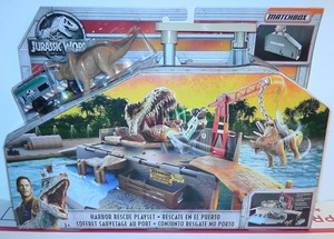 Jurassic World Matchbox Harbor Rescue 