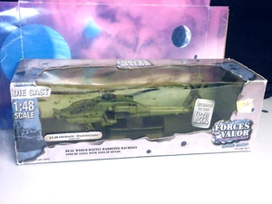 FORCES OF VALOR 1/48 Scale Diecast AH-64A Apache Helicopter (2003 Unimax Toys) - Picture 1 of 8