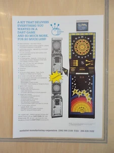 Medalist Pub Star Conversion Kit Dart Game Flyer Original Magazine Pull Out Ad - Picture 1 of 1