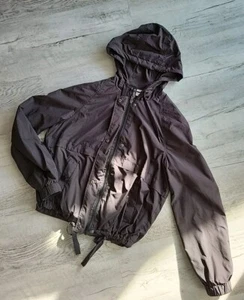 Leichte Jacke Übergangsjacke Schwarz H&M Größe XS Knopf Reißverschluss  - Bild 1 von 7