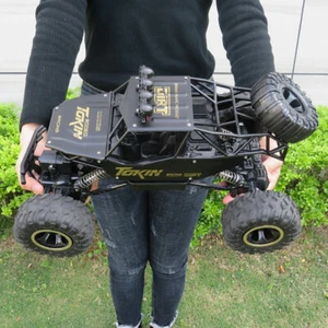 Extra Large Remote Control RC Cars Big Wheel Monster Truck 4WD Electric Kids Toy - Picture 1 of 17