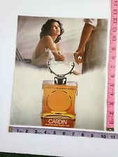 Vintage Print Ad -Pierre Cardin parfum perfume 70's woman man couple photo