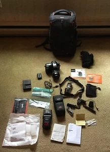 Sony Digital SLR Camera Alpha α77 Body SLT-A77V bag lens accessories untested - Picture 1 of 24