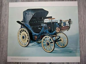 Daimler Motor Taxometer Droschke 1897 12" x 10" Photo ~ Brochure related - Picture 1 of 2