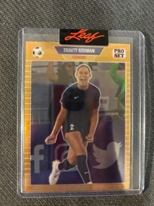 2023 Pro Set Metal TRINITY RODMAN Gold Prismatic Rainbow #41/199 USWNT - Picture 1 of 1