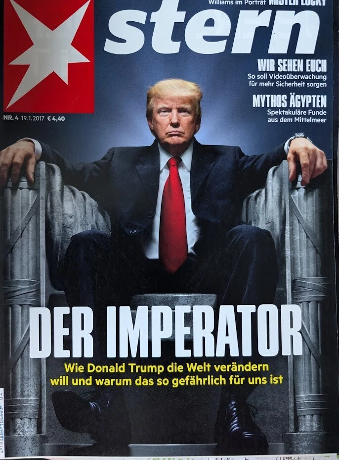 STERN magazine Trump "The IMPERATOR " 4 /2017 Germany NEU UNRELEASED - Image 1 of 1