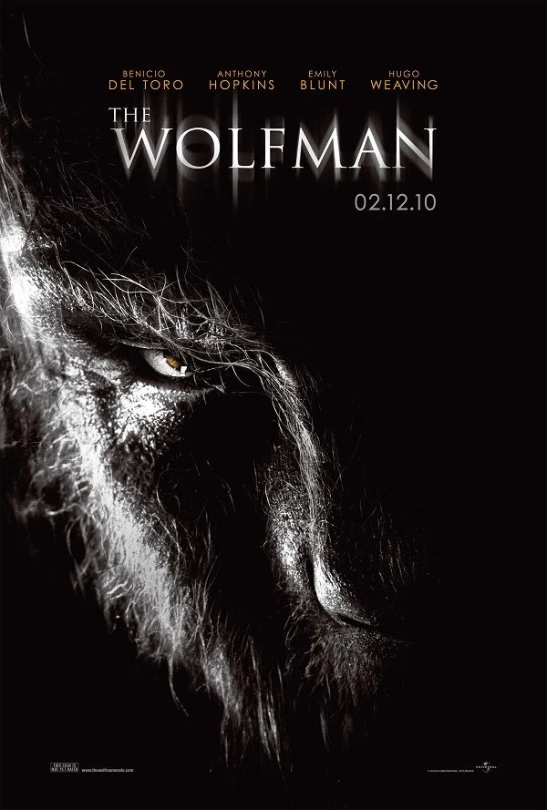 The Wolfman movie poster : Benicio Del Toro : 11" x 17" inches (2010)