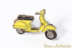 VESPA Emaille Pin "PX" - Gelb - Retro Anstecker Roller Lusso 80 125 150 200