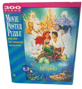 The Little Mermaid Disney 300 Piece Puzzle Movie Poster Ariel NEW 2 X 3 Feet - Picture 1 of 8