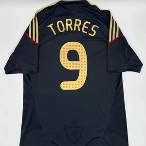 Torres #9 Liverpool 2009/2010 Away ORIGINAL Adidas VTG Rare Soccer Jersey (L) - Picture 1 of 10