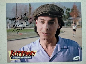 ROBERT ROMANUS Signed 8x10 PHOTO Fast Times at Ridgemont High Damone JSA QR D - Picture 1 of 2