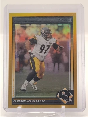 CAMERON HEYWARD 2024 SCORE FOOTBALL GOLD ZONE STEELERS #235 /50 Q4347 - Image 1 of 2