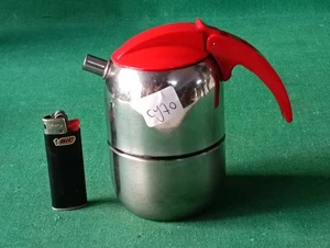 CAFFETTIERA MOKA PRODOTTI STELLA 2 TZ MODELLO UFO USA INOX 18/10 VINTAGE. CY70 - Picture 1 of 13