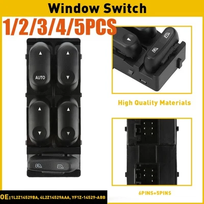 Interruptor de controle de janela 1L2Z14529BA para 02-04 Ford F250 F350 Super Duty Truck 1-5x - Imagem 1 de 4