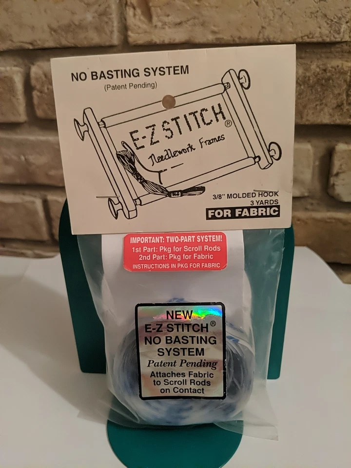 E-z Stitch Scroll Rod Molded Hook Tape .375" X 3yd American Dream Part 90002