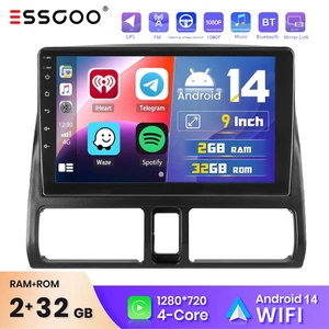 Radio estéreo GPS navegación WIFI para Honda CRV 2002-2026 Apple Carplay Android 14 - Imagen 1 de 12