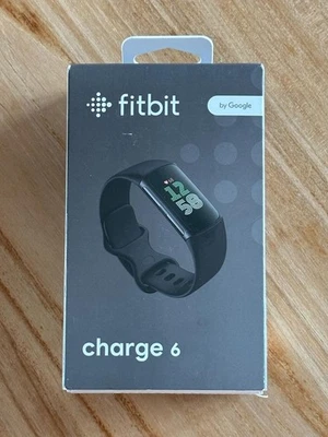 Fitbit by Google Charge 6 Fitness-Tracker Porcelain/Aluminium Schwarz - Bild 1 von 3