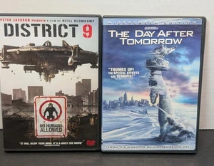 The Day After Tomorrow DVD Widescreen Special Features w Bonus District 9 Sci-Fi - Picture 1 of 2