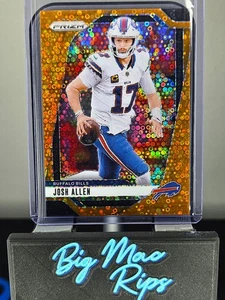 2024 Panini Prizm - Josh Allen Orange Disco Prizm #28 Bills - Picture 1 of 2