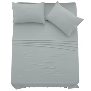 LDC Twin Sheet Set - 4 PC Brushed Microfiber Bed Sheets 16 Inches Deep Pocket... - Picture 1 of 7