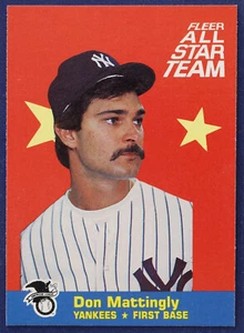 1986 Fleer All-Stars #1 Don Mattingly - Picture 1 of 2