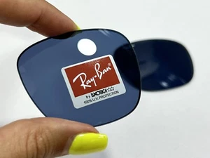 Nuevas lentes de repuesto RAY-BAN RB3588 azul 55-19 mm auténticas - Imagen 1 de 4