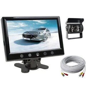 KIT MONITOR LCD 10" TELECAMERA 18 LED INFRAROSSI RETROMARCIA+CAVO - Foto 1 di 5