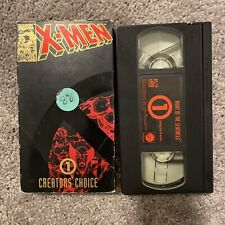 X-Men Creators Choice VHS