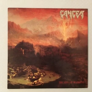 CANCER - THE SINS OF MANKIND + INNER - UK ISSUE - 1993 ISSUE - SEE DESCRIPTION - Picture 1 of 8
