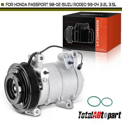 Compresor de aire acondicionado con 6 ranuras para Honda Passport Isuzu Amigo Rodeo Trooper 3,2 L 3,5 L Foto 1 de 4