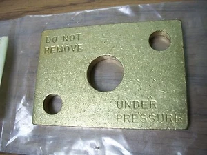 Bottom plate for NORRIS MODEL R2030-64AA B-176-2KM;6IN WAFER VALVE - Picture 1 of 2