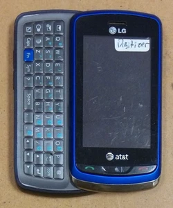 LG Xenon GR500 - Blue and Silver ( AT&T ) Rare Cellular Slider Phone - Picture 1 of 2