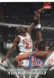 2007-08 Fleer Michael Jordan Playoff Highlights card #PH14 Chicago Bulls - Picture 1 of 2