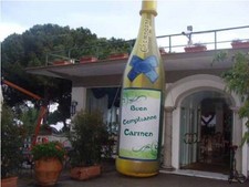 Gonfiabile Bottiglia di Champagne Gigante 5 mt