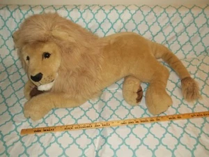Vtg Rare 1990 Douglas Cuddle Toys Very Large Lion Plush Stuffed Animal - Picture 1 of 12