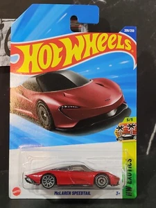 2025 风火轮 #209 – McLaren Speedtail (HW Exotics) 红色 5/5 - 第 1 张/共 3 张