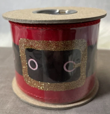 CHRISTMAS RIBBON SANTA'S BELT - Image 1 of 2