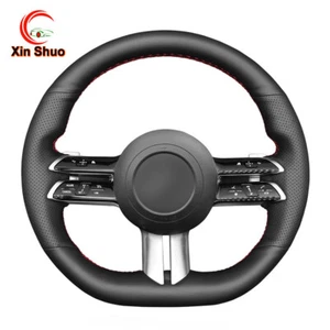 Hand Sew Nappa Leather Steering Wheel Cover for Mercedes Benz C-Class W206 2021 - Picture 1 of 17